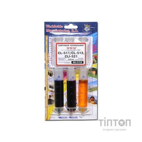 Чорнило WWM IR3.C11/C Canon CL-511, CL-513 кольорове