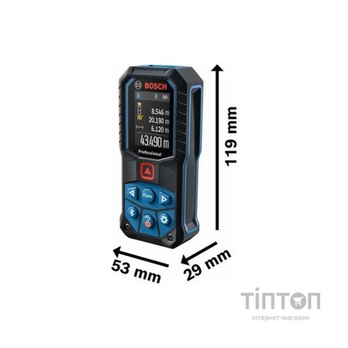 Далекомір Bosch GLM 50-27 C, 0.05-50 м, IP 65 (0.601.072.T00)