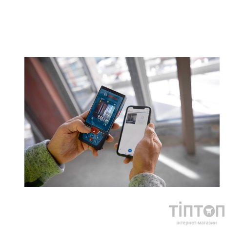 Далекомір Bosch Professional GLM 100-25 C, 1.5 мм, 0.08100м, 0-360, Bluetooth (0.601.072.Y00)