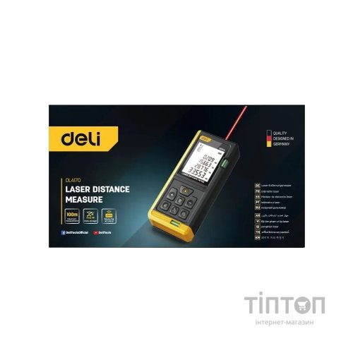 Далекомір Deli до 100 м (EDL4170)