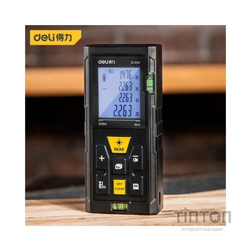 Далекомір Deli до 60 м (DL4168)