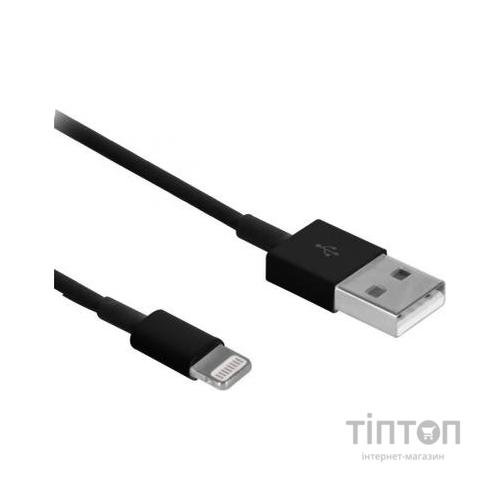 Дата кабель Drobak USB 2.0 AM – Lightning 1.0 м Black (215340)
