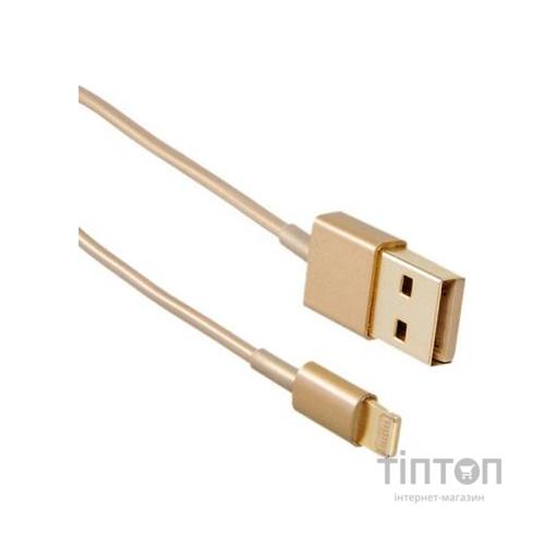 Дата кабель Drobak USB 2.0 AM – Lightning 1.0 м Gold (215341)