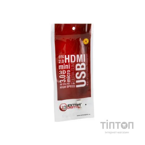 Дата кабель micro USB to Lightning EXTRADIGITAL (KBA1648)