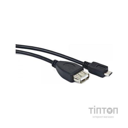 Дата кабель OTG USB 2.0 AF to Micro 5P 0.15m Maxxter (U-AFM-OTG)