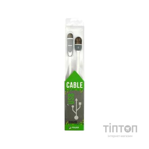 Дата кабель PowerPlant Quick Charge USB 2.0 AM – Lightning 1м (KD00AS1288)