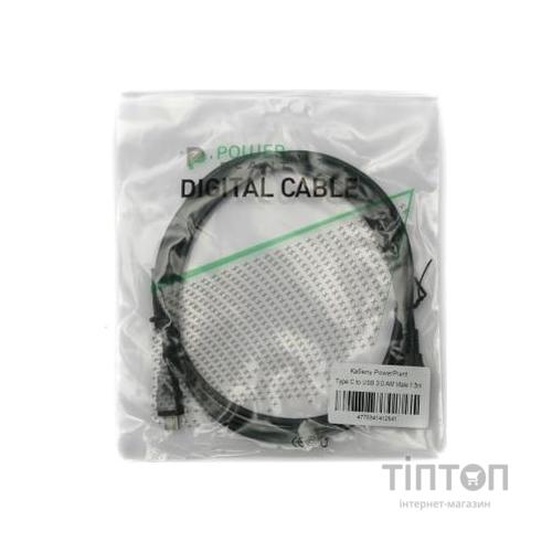 Дата кабель PowerPlant USB 3.0 AM – Type C 1,5 m (KD00AS1254)