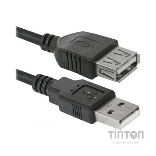 Дата кабель USB 2.0 AM/AF 3m Defender (87453)