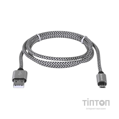 Дата кабель USB 2.0 AM to Micro 5P 1.0m USB08-03T PRO Defender (87815)