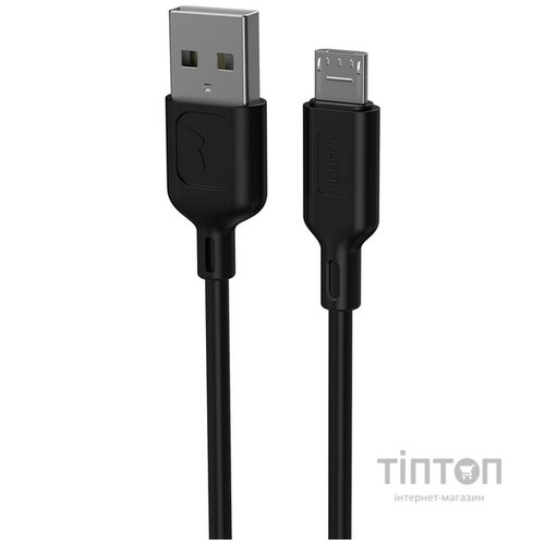 Дата кабель USB 2.0 AM to Micro 5P 1.2m Fast T-M829 T-Phox (T-M829 Black)