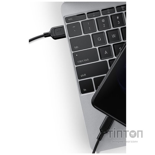 Дата кабель USB 2.0 AM to Micro 5P 1.2m Fast T-M829 T-Phox (T-M829 Black)