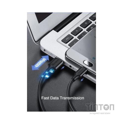 Дата кабель USB 2.0 AM to Micro 5P 2.0m US289 Black Ugreen (60138)