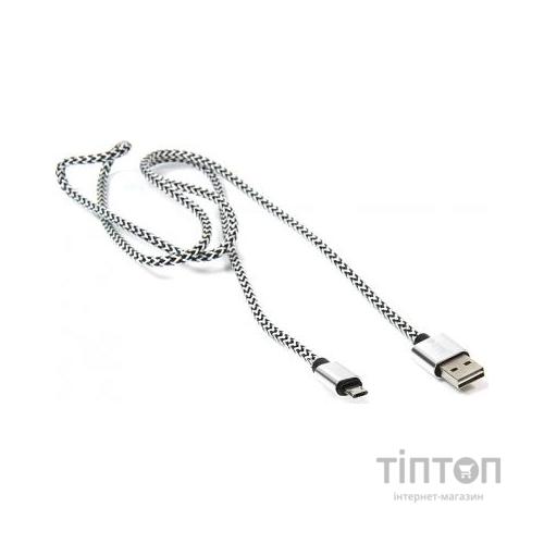 Дата кабель USB 2.0 AM to micro B 1.0m PowerPlant (CA910212)