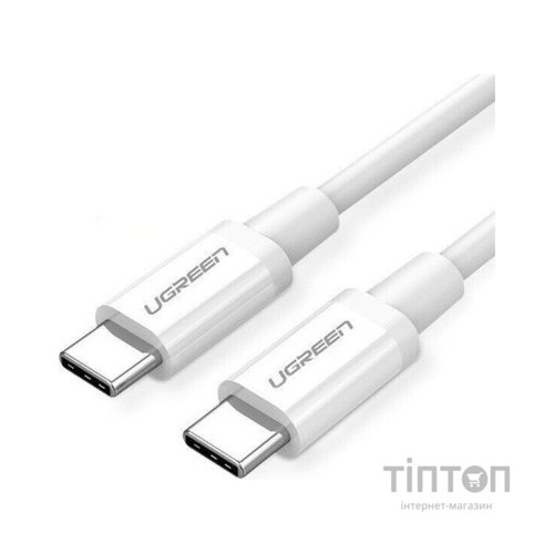 Дата кабель USB-C to USB-C 1.0m US264 ABS Shell White Ugreen (60518)