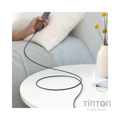 Дата кабель USB-C to USB-C 1.0m US300 100W 5A (Black) Ugreen (80371)