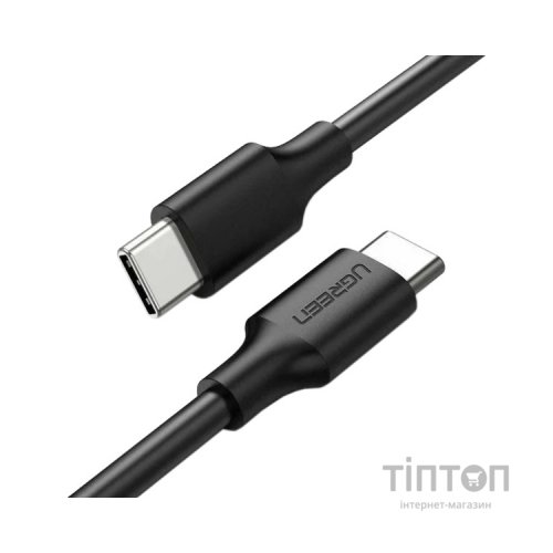 Дата кабель USB-C to USB-C 1.0m USB3.1 Gen2 US355 5A Alum. (Black) Ugreen (80150)