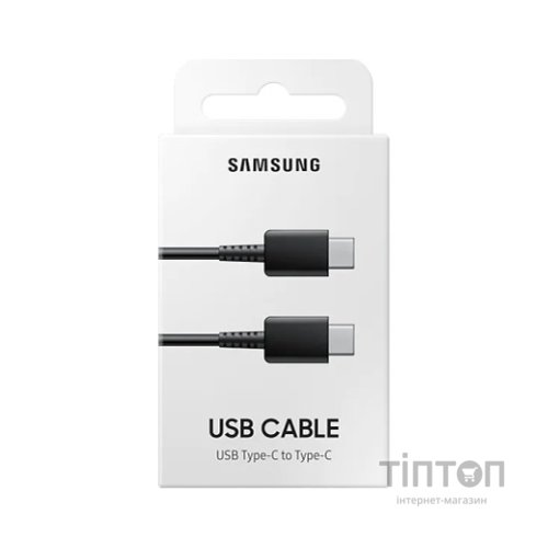 Дата кабель USB-C to USB-C black Samsung (EP-DA705BBRGRU)