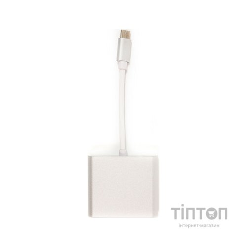 Дата кабель USB C-Type - HDMI/USB PowerPlant (KD00AS1306)