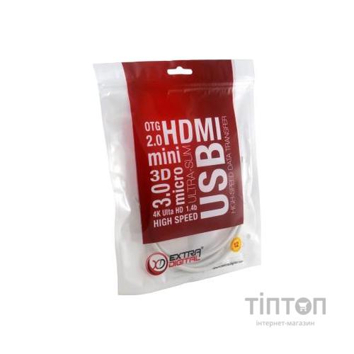 Дата кабель USB Type C to USB Type C 1.0m EXTRADIGITAL (KBU1674)