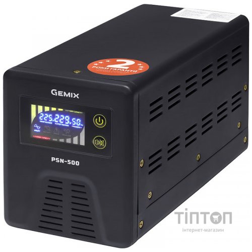 ДБЖ Gemix PSN-500, 500VA/300W 12V Schuko (PSN-500)