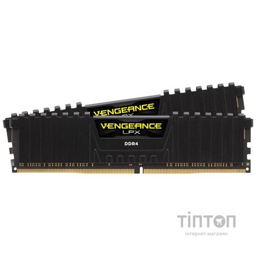 Модуль пам'яті для комп'ютера DDR4 32GB (2x16GB) 3600 MHz Vengeance LPX Black Corsair (CMK32GX4M2D3600C18)