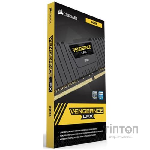 Модуль пам'яті для комп'ютера DDR4 32GB (2x16GB) 3600 MHz Vengeance LPX Black Corsair (CMK32GX4M2D3600C18)