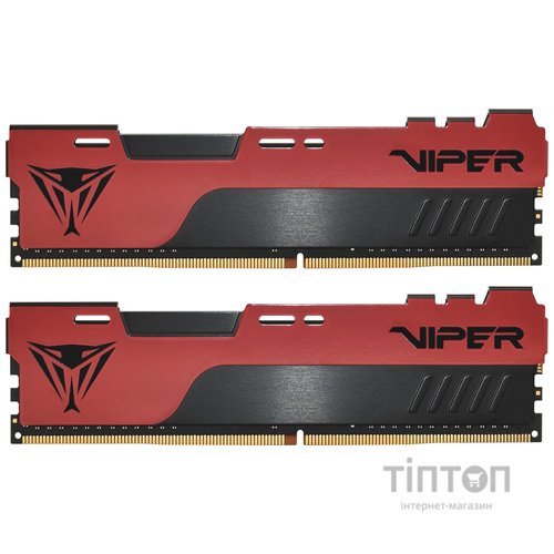 Модуль пам'яті для комп'ютера DDR4 16GB (2x8GB) 3200 MHz Viper Elite II Red Patriot (PVE2416G320C8K)