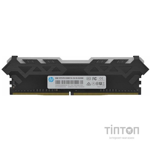 DDR4 8192M 3000MHz HP V8 RGB, Retail (7EH82AA)