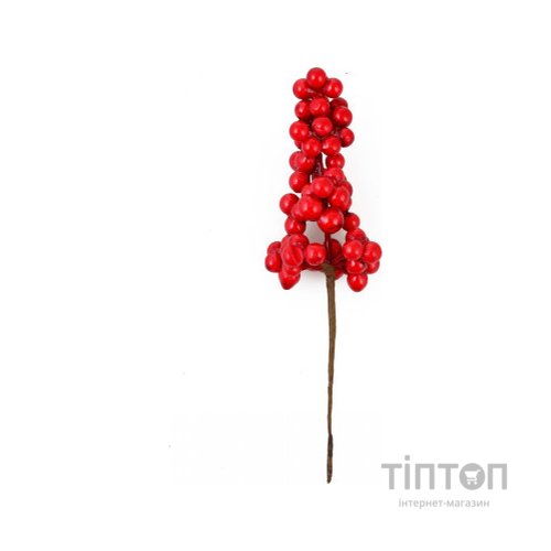 Декоративна гілка YES! Fun з червоними ягодами, 15 см (973527)