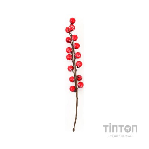 Декоративна гілка YES! Fun з червоними ягодами, 26 см (973524)
