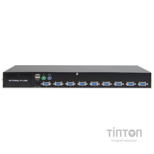 Digitus Combo-KVM, 1 user, 8-port PS/2 or USB