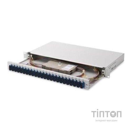 Патч-панель 1U 19", 24xSC duplex, SM, incl. splice cassette, pigtails OS2, adapter Digitus (DN-96322/9)