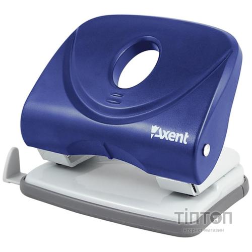 Діркопробивач Axent Welle-2 plastic, 30sheets, blue (3830-02-А)