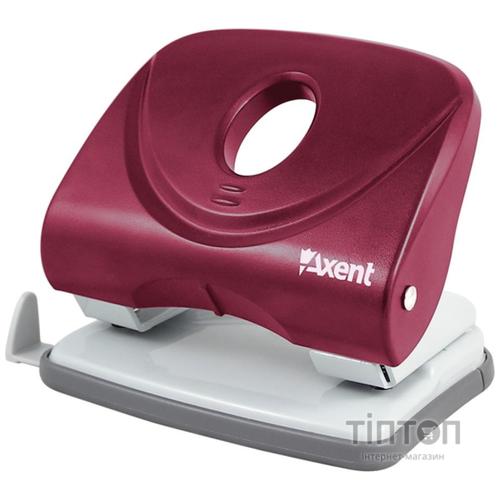 Діркопробивач Axent Welle-2 plastic, 30sheets, red (3830-06-А)