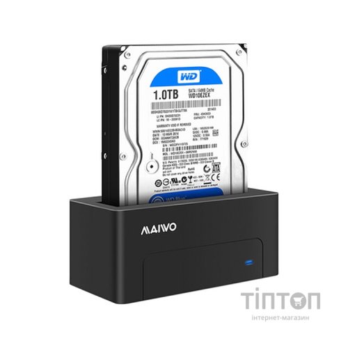 Док-станція для накопичувачів Maiwo HDD 2.5"/3.5" SATA/SSD USB 3.0 (K308P)