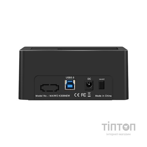 Док-станція для накопичувачів Maiwo HDD 2.5"/3.5" SATA/SSD USB 3.0 (K308P)