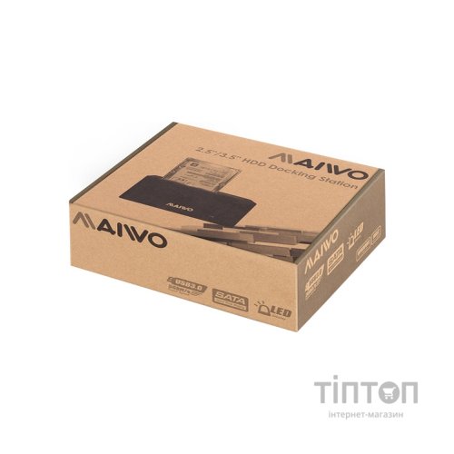Док-станція для накопичувачів Maiwo HDD 2.5"/3.5" SATA/SSD USB 3.0 (K308P)