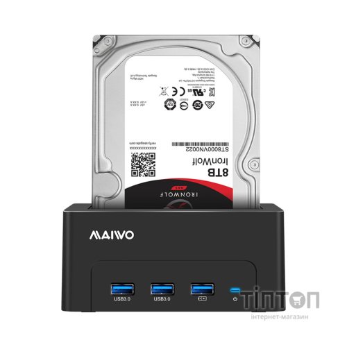 Док-станція для накопичувачів Maiwo K308H