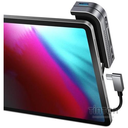 Концентратор Baseus USB3.1 Type-C to HDMI/USB 3.0x3/TF,SD/Type C PD/3.5mm (CAHUB-WJ0G)