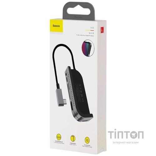 Концентратор Baseus USB3.1 Type-C to HDMI/USB 3.0x3/TF,SD/Type C PD/3.5mm (CAHUB-WJ0G)