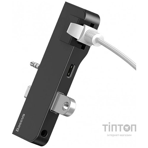 Концентратор Baseus USB3.1 Type-C+3.5mm toUSB 3.0/RJ45/Type-C/3.5mm forSurfaceGo (CAHUB-FG01)