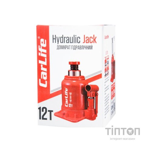 Домкрат CarLife 12т 210-395мм (BJ412)