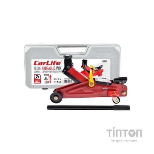 Домкрат CarLife підкатний 2т, 125-305мм (FJ565P)