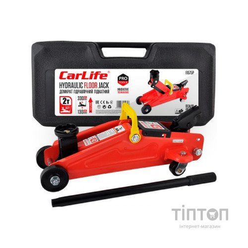 Домкрат CarLife підкатний 2т, 130-330мм (FJ575P)