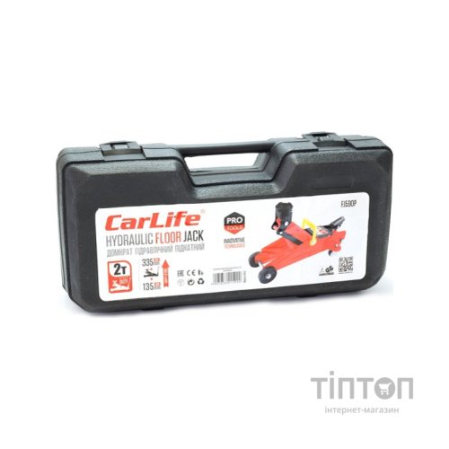 Домкрат CarLife підкатний 2т, 135-335мм (FJ590P)