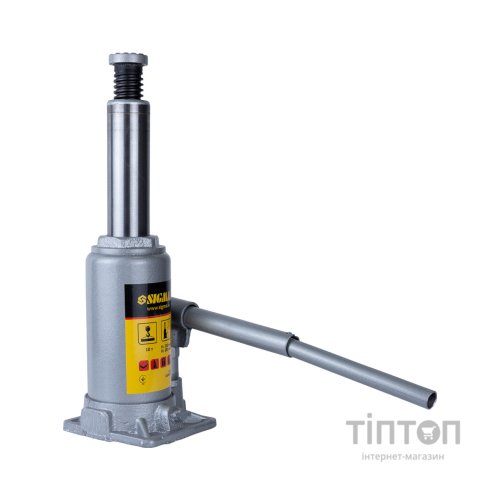 Домкрат Sigma гідравлічний пляшковий 10т H 200-385мм (6106101)
