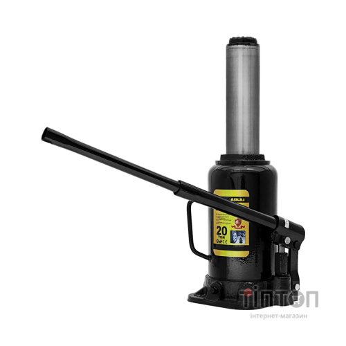 Домкрат Sigma гідравлічний пляшковий 20т H 242-452мм (6101201)