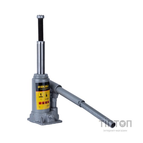 Домкрат Sigma гідравлічний пляшковий 2т H 148-278мм (6106021)