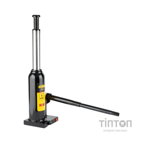 Домкрат Sigma гідравлічний пляшковий 5т, 210-420мм (6101051)