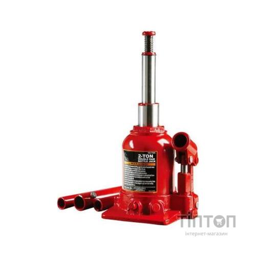 Домкрат Torin гідравлічний двуштоковий 2т 150-370 мм низькопрофільний (TF0202)